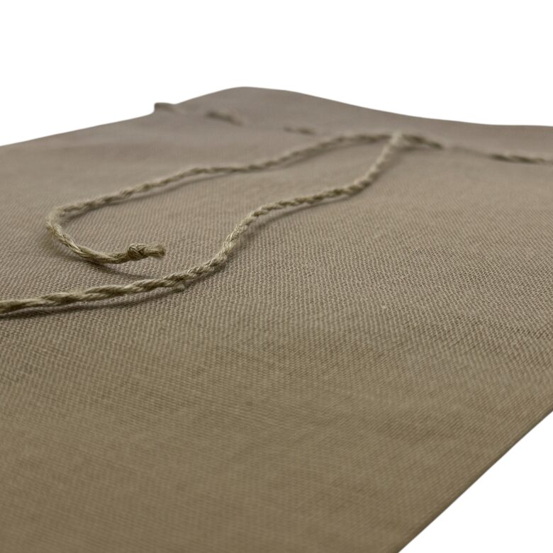 Lina maisiņš pelēkbrūnā krāsā 15 x 22 cm